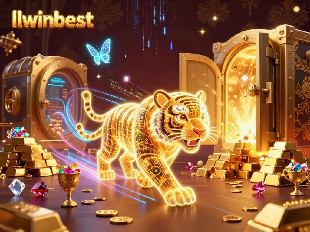Experience the thrill of llwinbest in a vibrant 3D digital casino landscape filled with treasure and adventure.