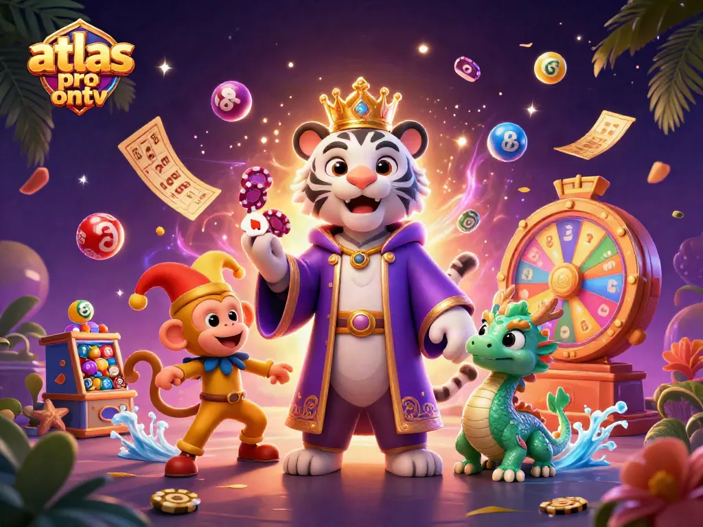 Gagnez avec atlas pro ontv en célébrant des jackpots et des jeux animés sur votre écran.
