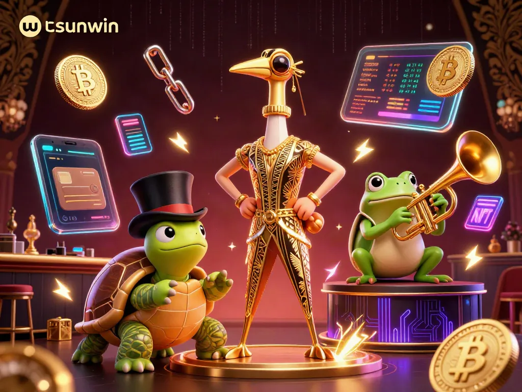 Experience the vibrant energy of web sunwin with a 3D illustration showcasing a lively casino scene filled with gaming elements.
