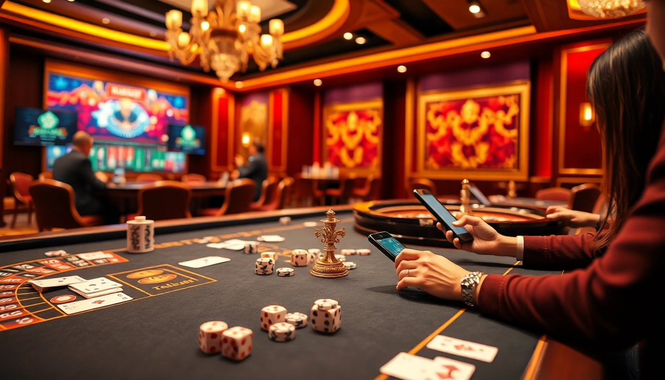Experience exhilarating gameplay with the app tài xỉu online, featuring dice and thrilling casino action.