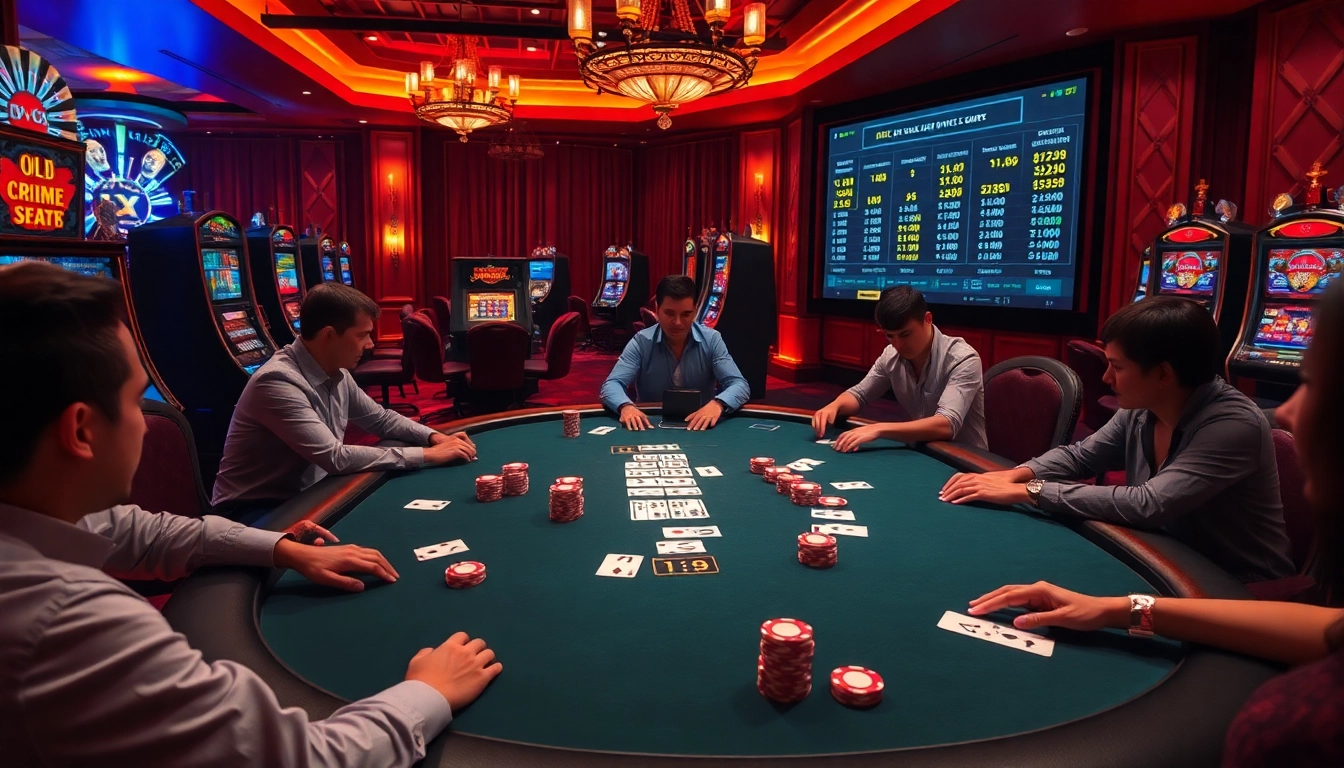 Engaging in a high-stakes game at the poker table while exploring Link New88 for online winning strategies.