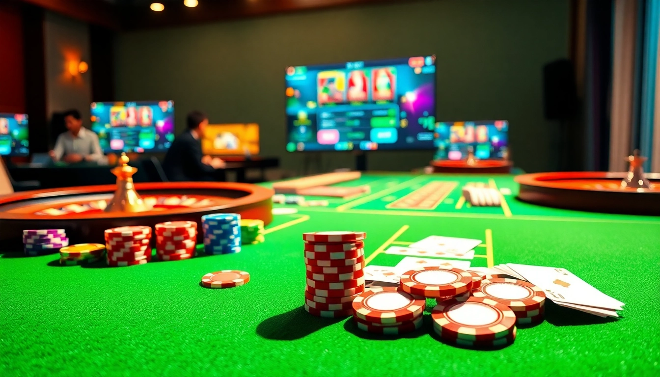 Découvrez l'atmosphère captivante d'un casino en ligne France avec des joueurs passionnés.