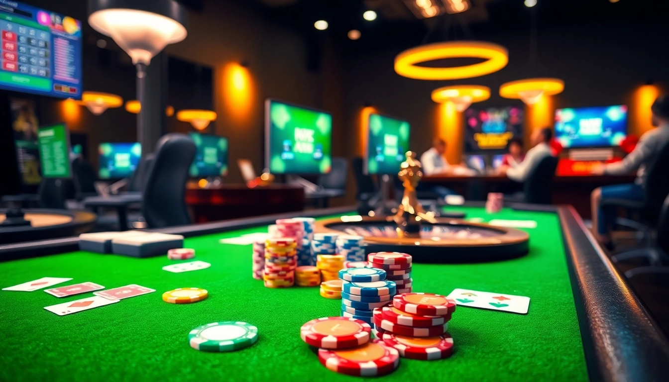 Découvrez l'atmosphère captivante d'un casino en ligne France avec des joueurs passionnés. related image
