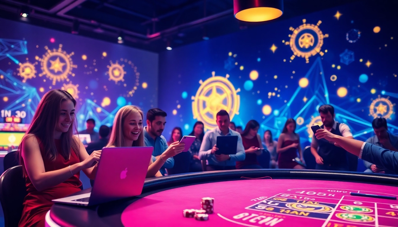 Expérience immersive dans un casino en ligne France avec jeux interactifs et ambiance dynamique.