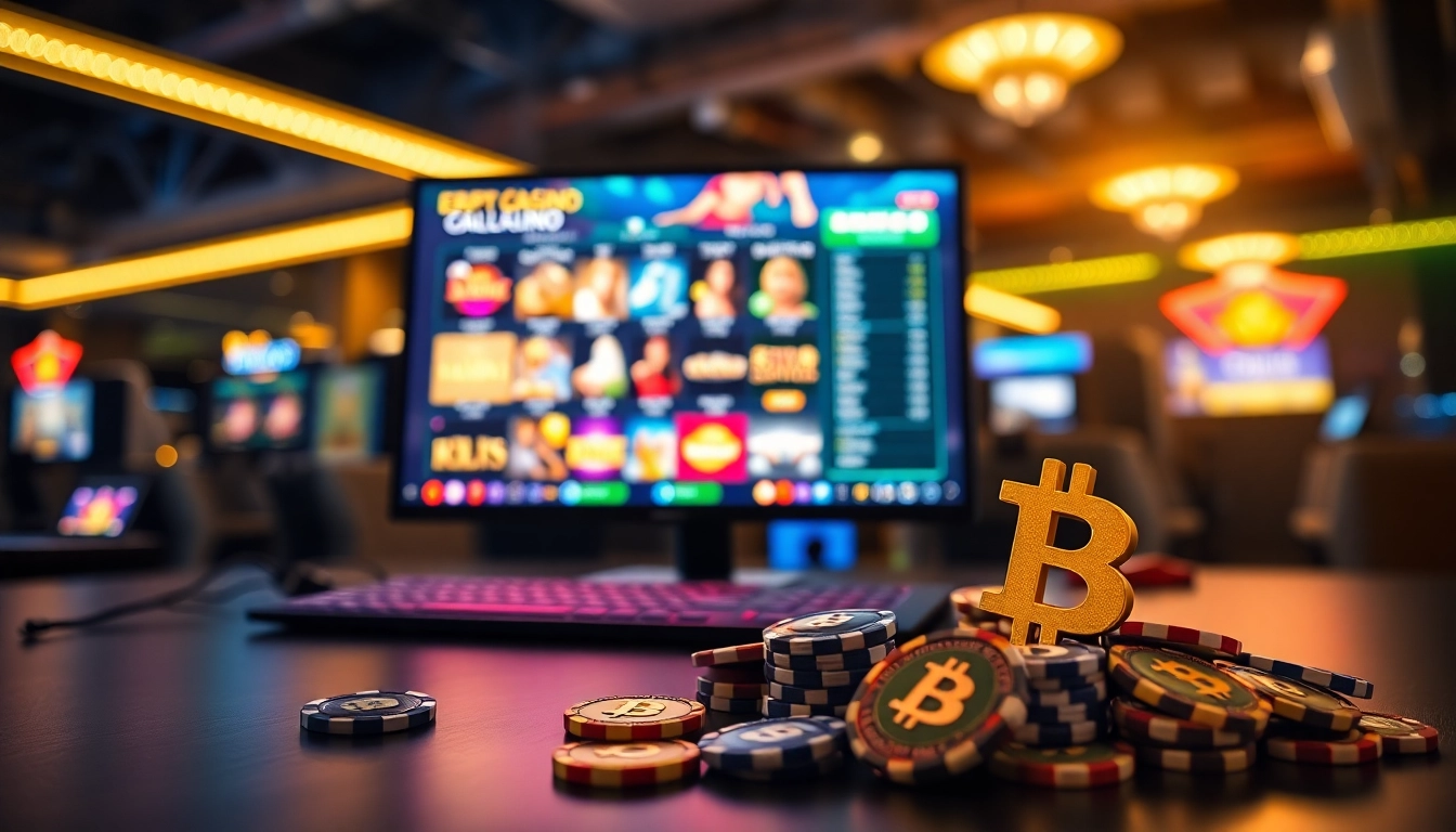 Découvrez le crypto casino animé avec des jeux engageants et des jetons Bitcoin brillants.