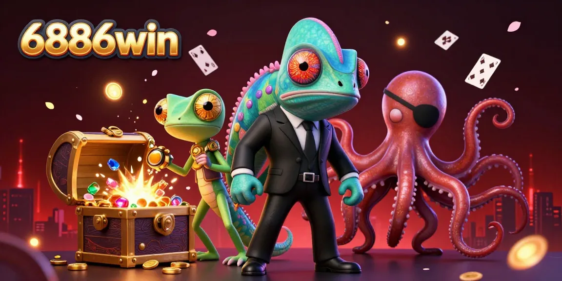 Experience thrilling gameplay at 6886win with colorful jackpot treasures and dynamic gaming characters.