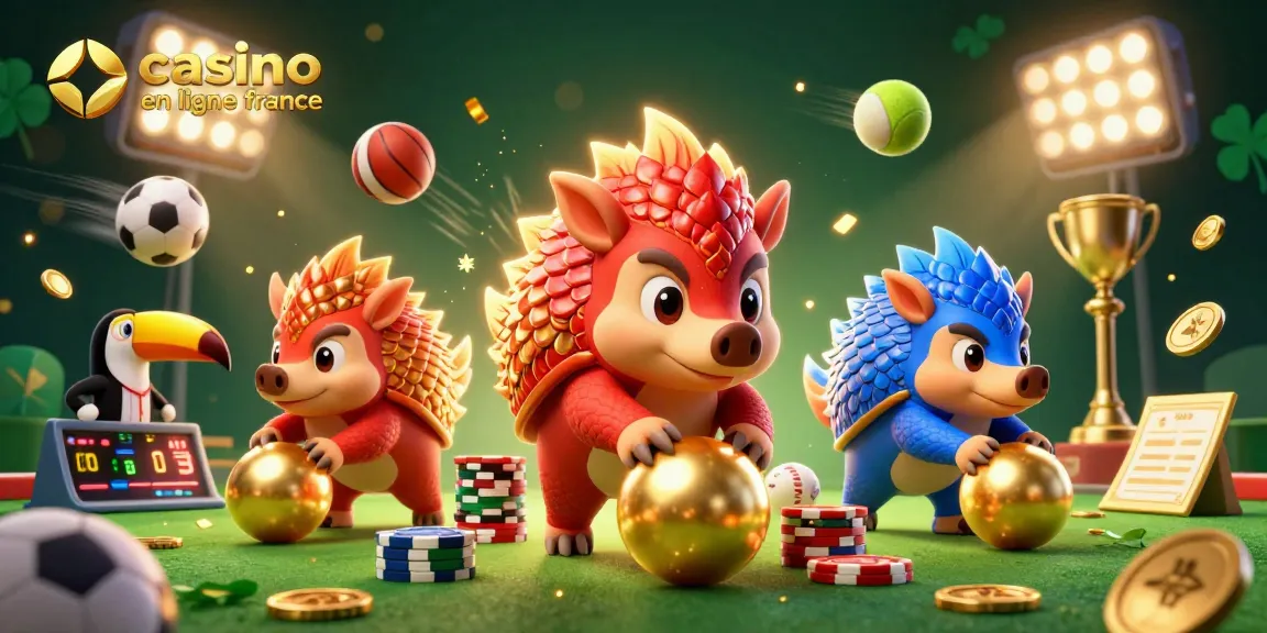 Amusez-vous avec casino en ligne France, jeu dynamique entre pangolins rivaux et éléments de casino.