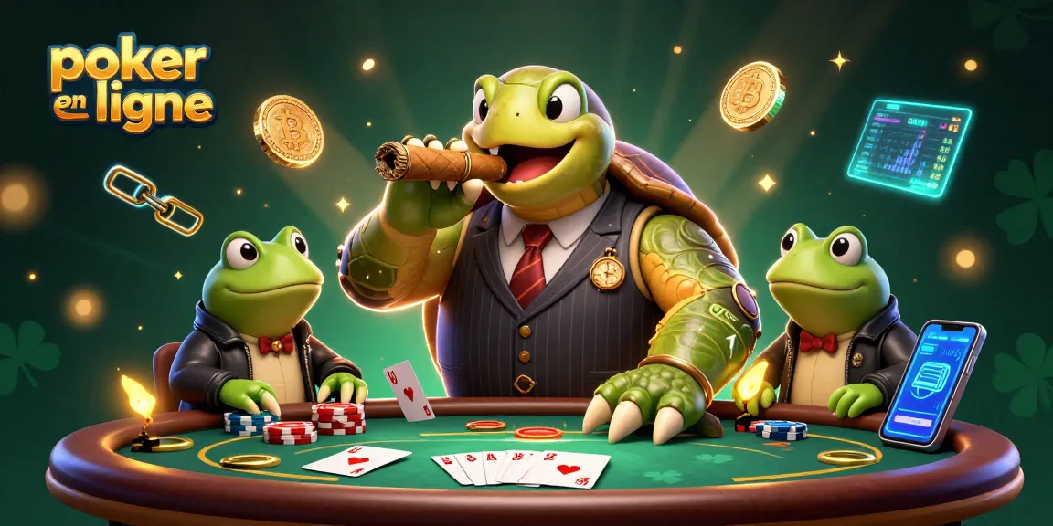 Jouez au poker en ligne avec une scène dynamique illustrant des personnages captivants et des éléments de casino.
