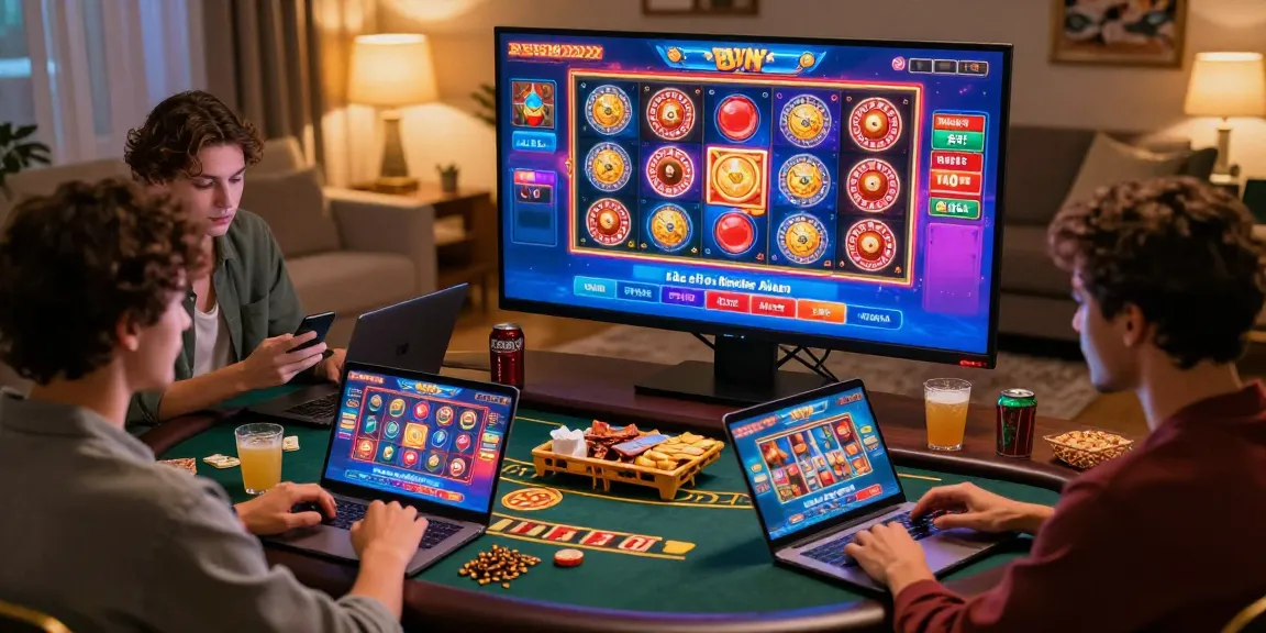 Joueurs profitant de l'expérience de casino en ligne France avec des jeux variés sur leurs dispositifs.