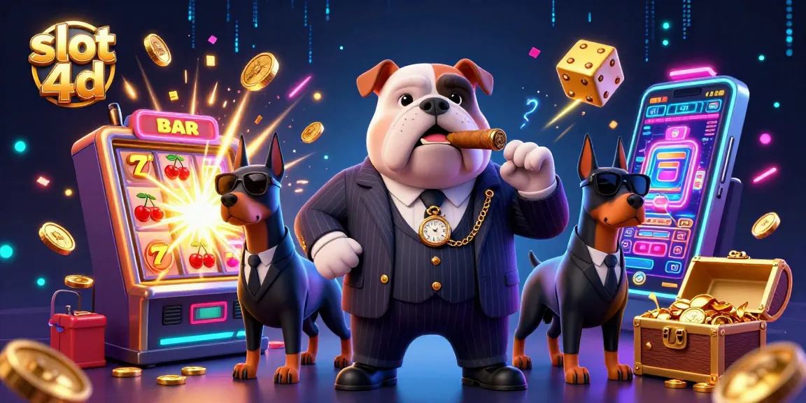 Immerse in slot 4d action with colorful jackpot elements and a mafia theme, set in digital casino world.