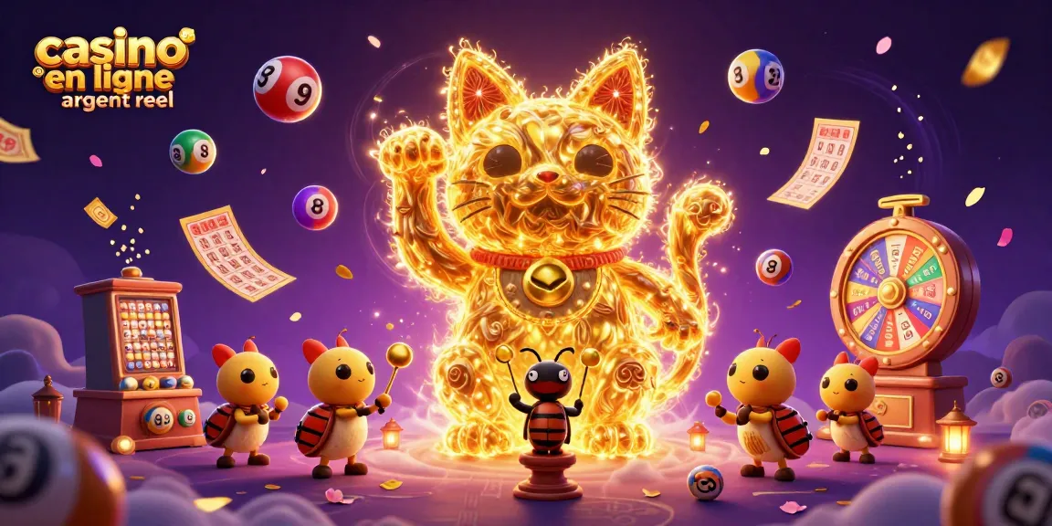 Vivez l'excitation du casino en ligne argent réel avec cette illustration captivante.